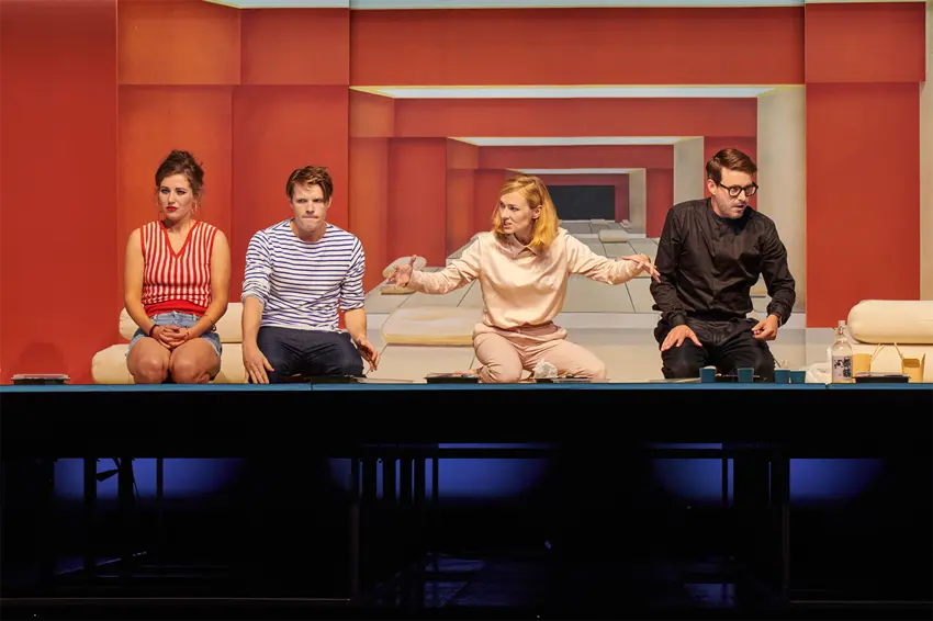 Laura Maria Hänsel, Hannes Schumacher, Franziska Melzer, Arne Lenk (von links) © Thomas M. Jack