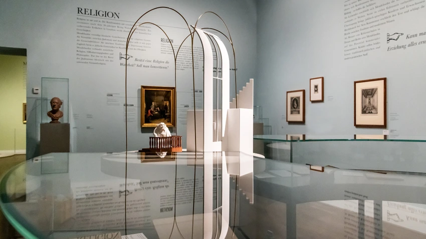 Ausstellung „Wir träumten von nichts als Aufklärung“ – Moses Mendelssohn; Jüdisches Museum Berlin © Svea Pietschmann 