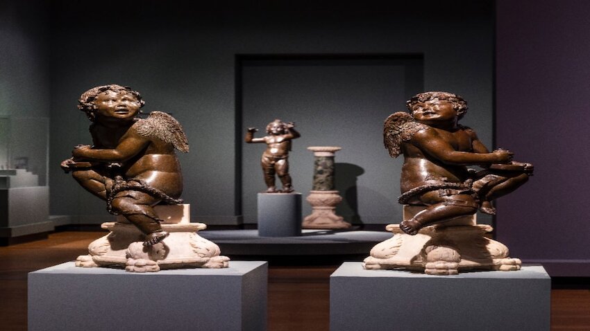 Tanzende kleine Geister: Donatellos Werke in der Wandelhalle der Gemäldegalerie © Staatliche Museen zu Berlin / David von Becker