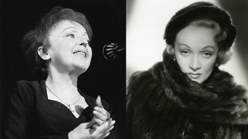 Edith Piaf und Marlene Dietrich © nationaalarchief.nl