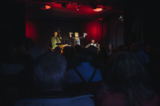 Kulturvolk Live im Piscator Saal in Berlin-Wilmersdorf &copy; Kulturvolk | Freie Volksbühne Berlin e.V.