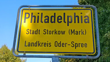 Philadelphia Ortsschild &copy; Pema-Reisen