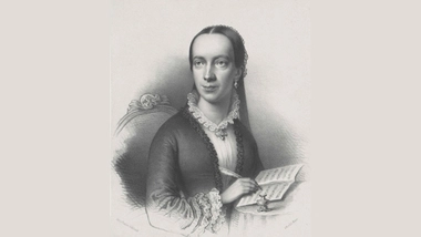 Emilie Mayer_Lithographie Eduard Meyer n. Zeichnung Pauline Suhrlandt © Österreichische Nationalbibliothek Wien, Eduard Meyer, nach Zeichnung von Pauline Suhrlandt 